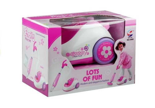 Przejdź do produktu Odkurzacz biało-różowy na baterie 3584 Lean Toys