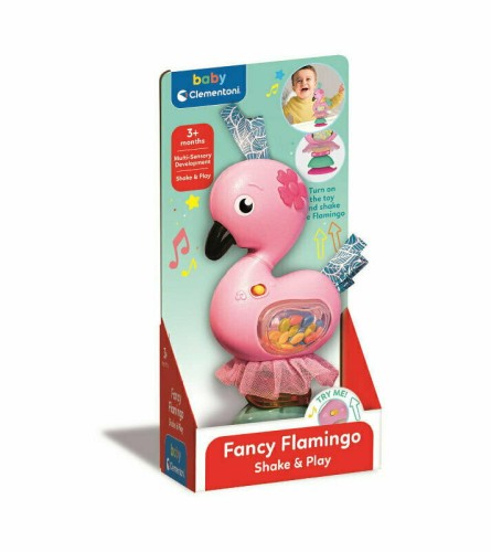 Przejdź do produktu Clementoni baby Grzechotka Modny Flaming 17572