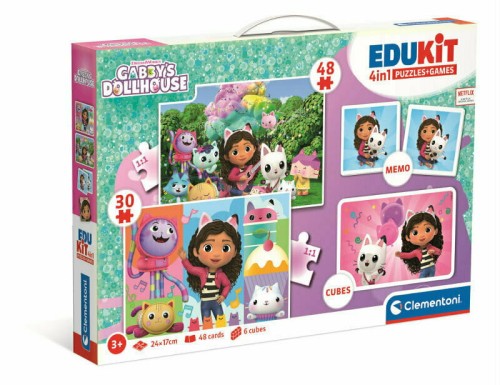Przejdź do produktu Clementoni Edukit 4w1 Koci Domek Gabi. Gabby's Dol