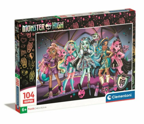 Przejdź do produktu Clementoni Puzzle 104el Super Monster High 25784