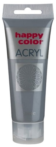 Przejdź do produktu Farba akrylowa 75 ml, szary, Happy Color