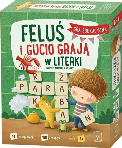 Przejdź do produktu Gra Feluś i Gucio grają w literki, Nasza Księgarnia