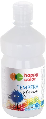 Przejdź do produktu Farba tempera Premium 500ml biała nr0, Happy Color