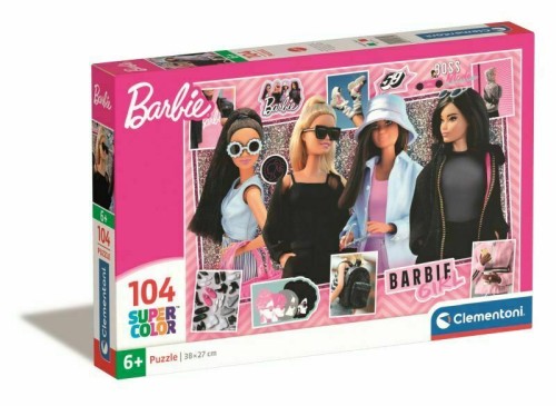 Przejdź do produktu Clementoni Puzzle 104el SuperColor Barbie 25754