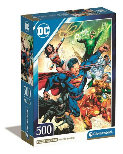 Przejdź do produktu PROMO Clementoni Puzzle 500el Compact DC Comics Ju