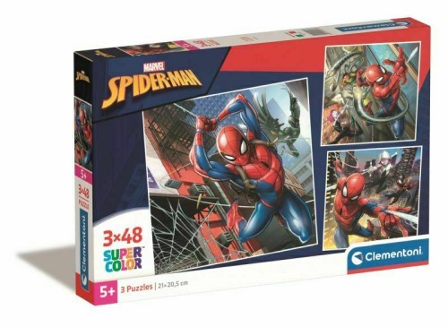 Przejdź do produktu Clementoni Puzzle 3x48el SuperColor square Marvel