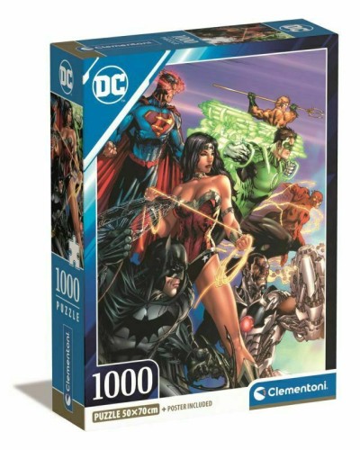 Przejdź do produktu PROMO Clementoni Puzzle 1000el Compact DC Comics J