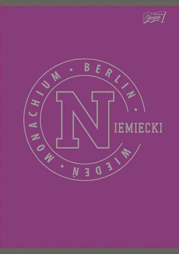 Przejdź do produktu Zeszyt A5 60k krata laminowany JĘZYK NIEMIECKI - ś