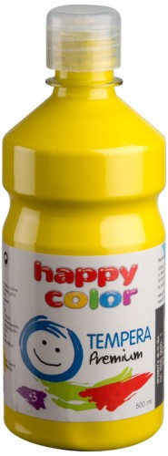Przejdź do produktu Farba tempera Premium 500ml żółta nr.1, Happy Color