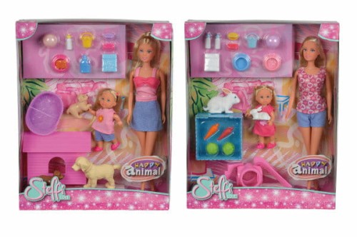Przejdź do produktu Lalka Steffi i Evi ze zwierzętami Simba mix