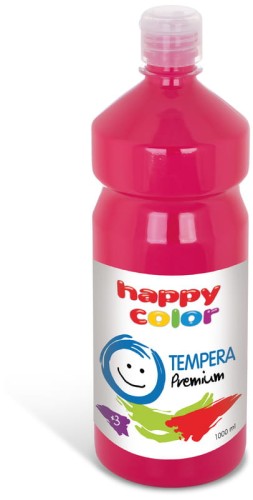 Przejdź do produktu Farba tempera Premium 1000ml czerwona, Happy Color