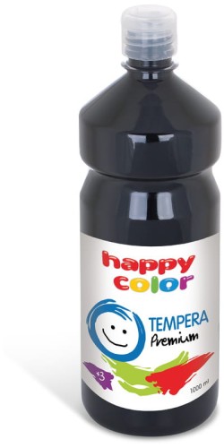 Przejdź do produktu Farba tempera Premium 1000ml czarna nr 9, Happy Color