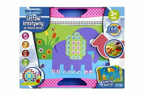 Przejdź do produktu ZESTAW KREATYWNY DO ROBIENIA MOZAIK E-EDU 268 EL.