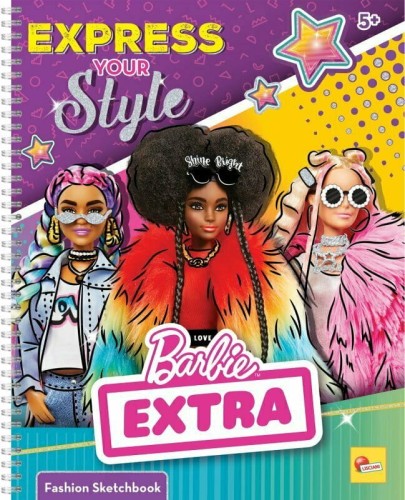 Przejdź do produktu Szkicownik Barbie Express Your Style 12679 + 8 pis