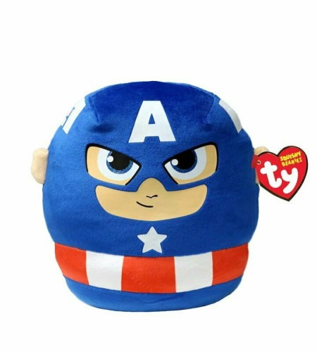 Przejdź do produktu Maskotka Ty Squishy Beanies Marvel Captain America