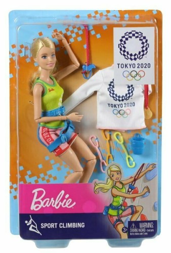 Przejdź do produktu Barbie Lalka Olimpijka Wspinaczka sportowa GJL75 M