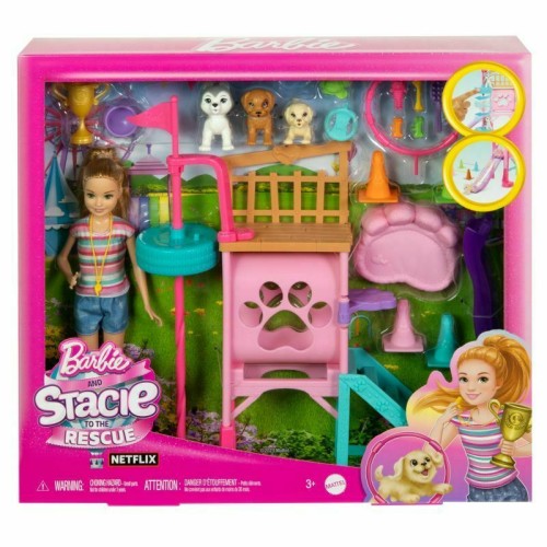 Przejdź do produktu Barbie Plac zabaw piesków + Stacie Zestaw filmowy