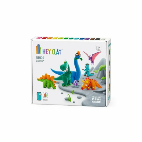 Przejdź do produktu Hey Clay Zestaw Dinozaury 15-pak 15 puszek 15016CE