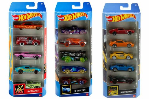 Przejdź do produktu Hot Wheels Auto 1:64 pięciopak 1806 p12 MATTEL mix