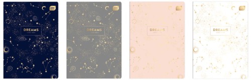 Przejdź do produktu Zeszyt A5 60k. kratka Metallic Dreams, Interdruk