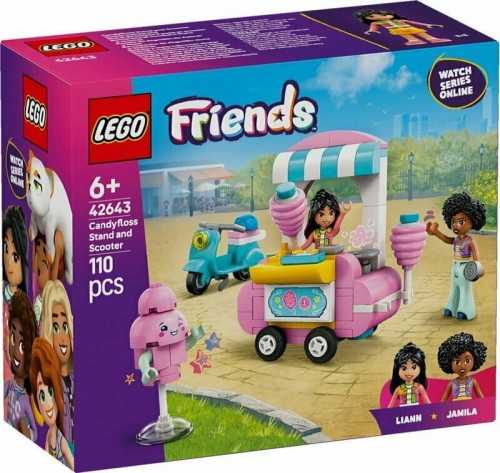 Przejdź do produktu LEGO 42643 FRIENDS Stoisko z watą cukrową i skuter
