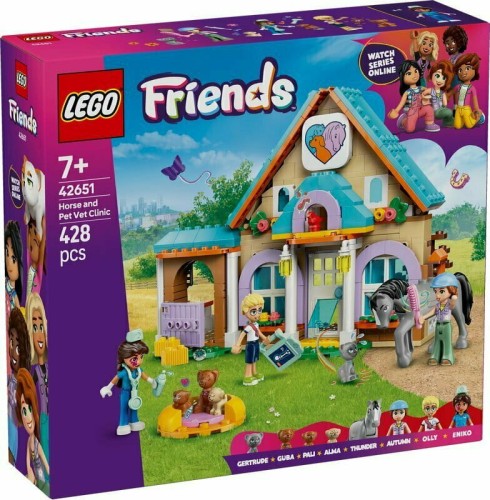 Przejdź do produktu LEGO 42651 FRIENDS Koń i lecznica dla zwierząt