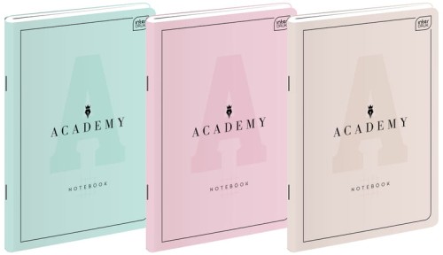Przejdź do produktu Zeszyt A4 60 k. kratka m 90g Academy pastel, Interdruk