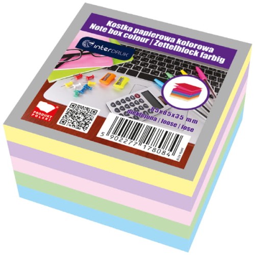 Przejdź do produktu Kostka wkład 8,5x8,5x3,5 kolor
