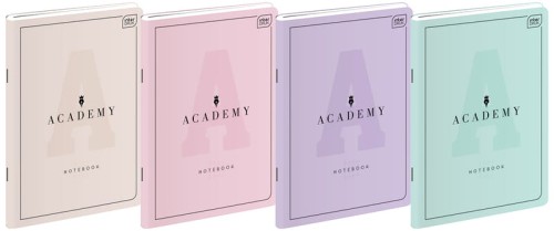 Przejdź do produktu Zeszyt A5 60k. linia m 90g Academy pastel, Interdruk