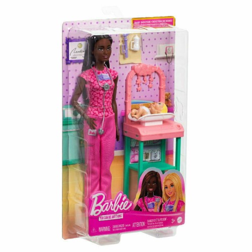 Przejdź do produktu Lalka Barbie Lekarz Pediatra JCR73 MATTEL