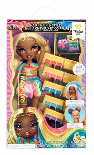 Przejdź do produktu MGA Rainbow High Lalka Hair Chalk & Style Meline z