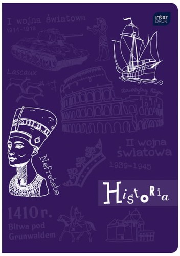 Przejdź do produktu Zeszyt tematyczny Hybrid do historii A5 60 k. kratka FSC Mix Credit, Interdruk