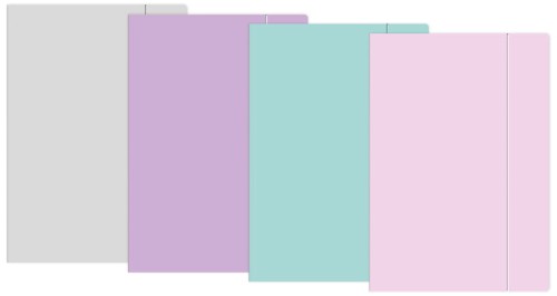 Przejdź do produktu Teczka z gumką A4 pastel