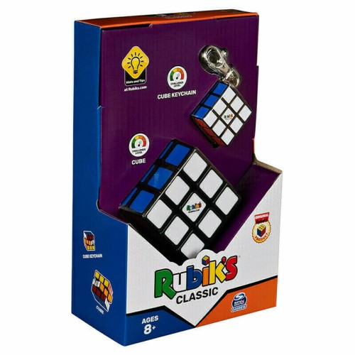 Przejdź do produktu Kostka Rubika 3x3 oraz brelok. Zestaw Rubik's Clas