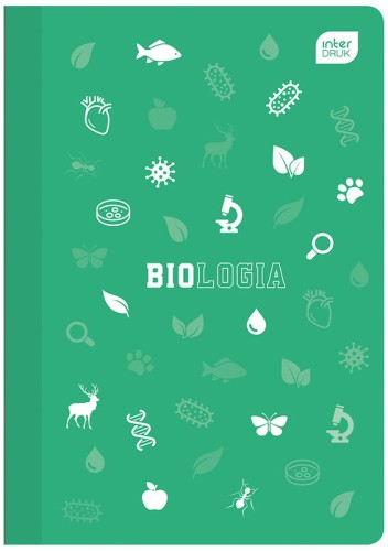 Przejdź do produktu Zeszyt tematyczny A5 60k kratka PP Biologia, Interdruk
