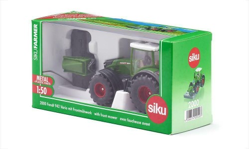 Przejdź do produktu SIKU 2000 Traktor Fendt 942 Vario z kosiarką czoło