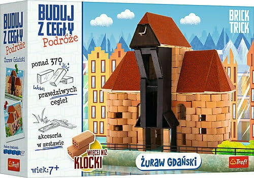 Przejdź do produktu Brick Trick Buduj z cegły Podróże Żuraw Gdański XL