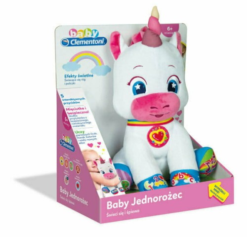 Przejdź do produktu Clementoni Interaktywny pluszowy jednorożec 50544