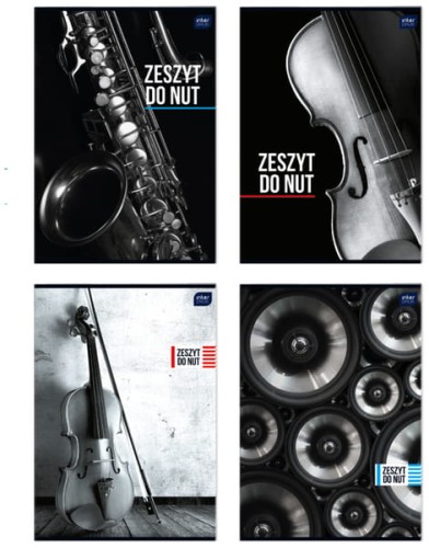 Przejdź do produktu Zeszyt do nut A4 UV Pion, Interdruk