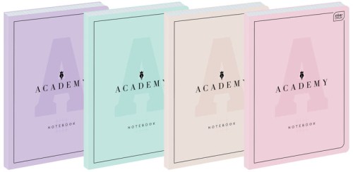 Przejdź do produktu Brulion B5 128k. kratka m 90g Academy pastel, Interdruk