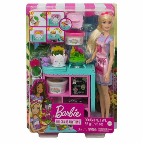 Przejdź do produktu Barbie Kwiaciarnia zestaw + lalka GTN58 MATTEL