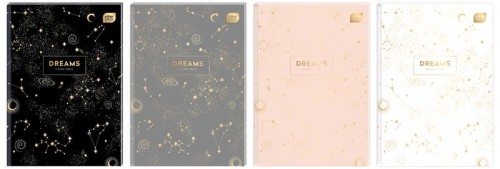 Przejdź do produktu Brulion A4 96k. kratka Metallic Dreams, Interdruk