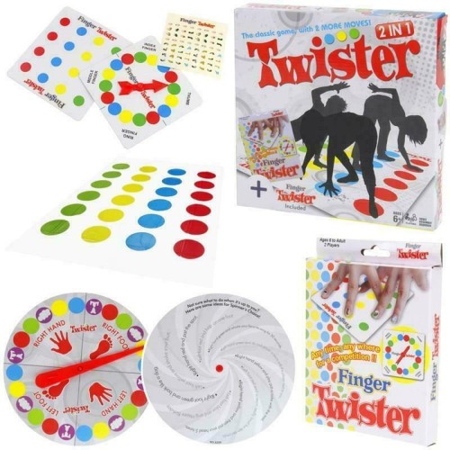 Przejdź do produktu Gra zręcznościowa 2w1 Klasyczny Twister + Finger