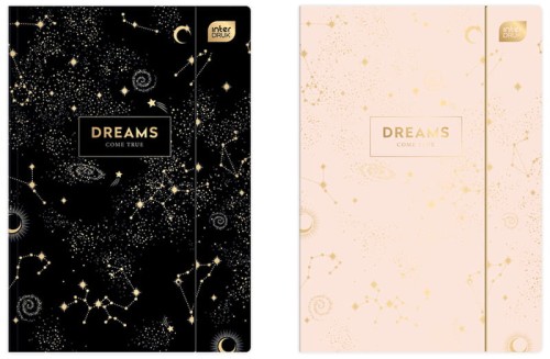 Przejdź do produktu Teczka z gumką A4+ Metallic Dreams, Interdruk