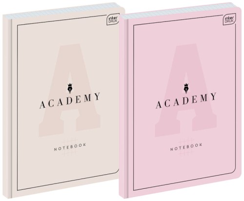 Przejdź do produktu Brulion A4 96k. kratka m 90g Academy pastel, Interdruk