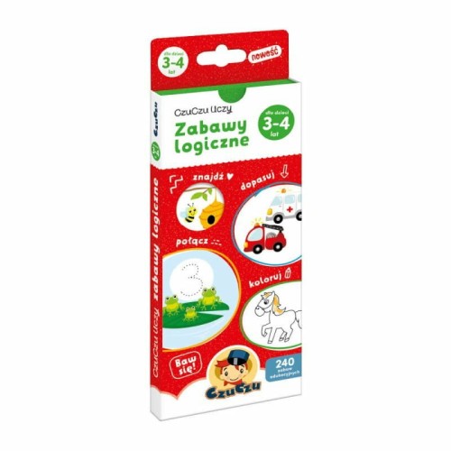 Przejdź do produktu CzuCzu uczy Zabawy logiczne dla dzieci od 3-4 lat