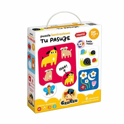 Przejdź do produktu CzuCzu Puzzle kontrastowe Tu pasuje