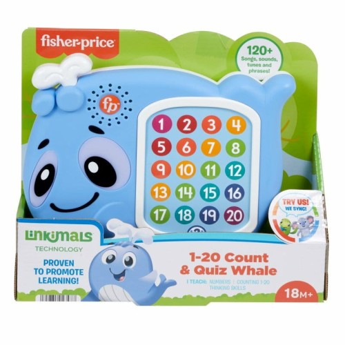 Przejdź do produktu Fisher-Price Linkimals Edukacyjny Wieloryb HJR69 p