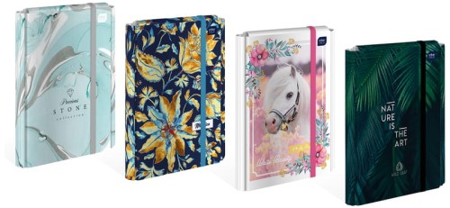 Przejdź do produktu TECZKA Z GUMKĄ A4 TWARDA OPRAWA GIRLS 9127
