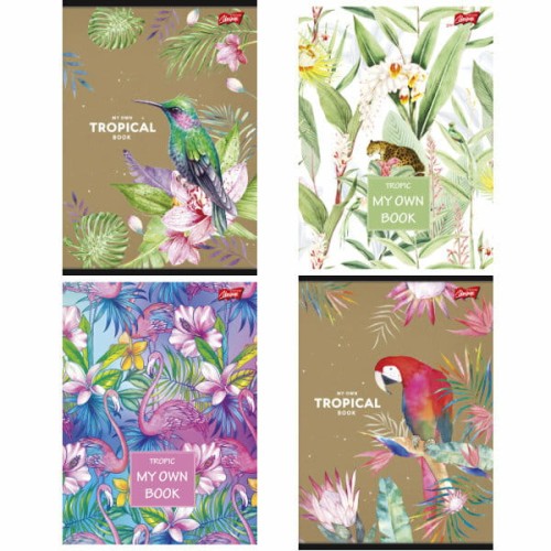 Przejdź do produktu Zeszyt A5 60k linia lam. p10 TROPICAL folia soft t